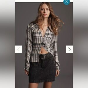 NWT Suncoo denim skirt